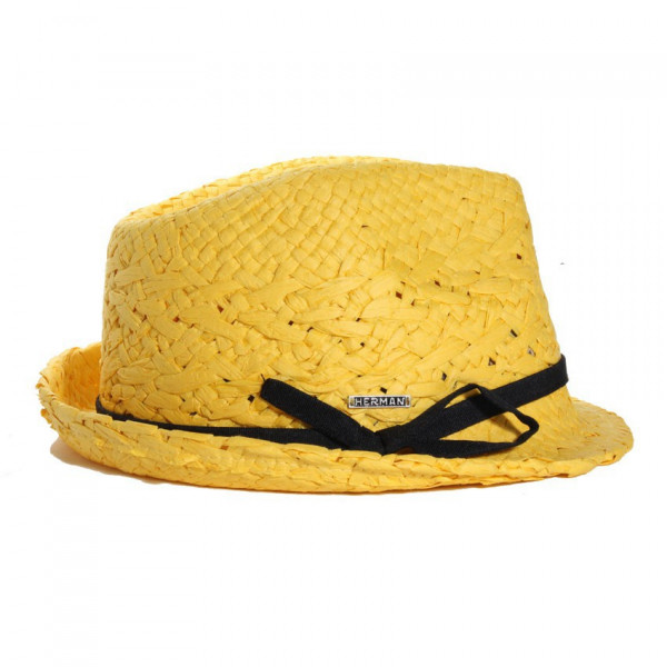 Chapeau paille jaune
