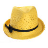 Chapeau paille jaune