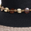 chapeau avec ceinture perles