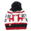 bonnet jacquard bicolore