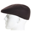 casquette formée laine coloris marron
