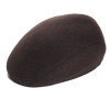 casquette formée laine coloris marron