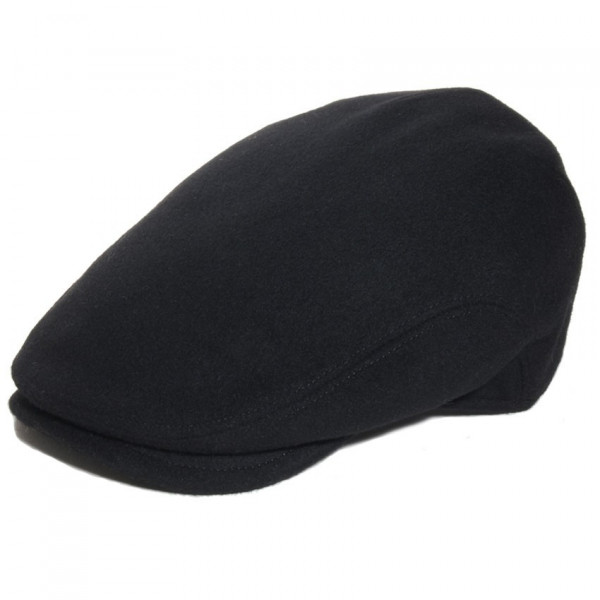 casquette laine vierge et cachemire coloris noir