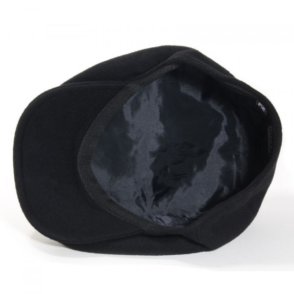 casquette laine vierge et cachemire coloris noir
