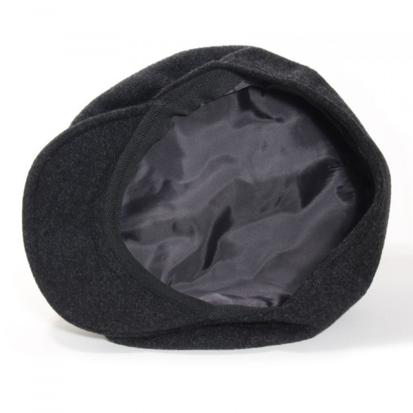 casquette laine et cachemire coloris gris