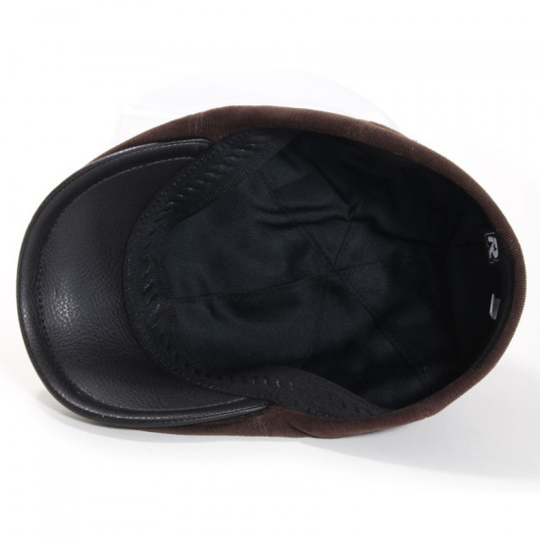 casquette velours marron