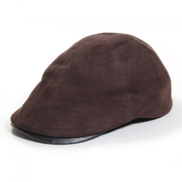 casquette velours marron