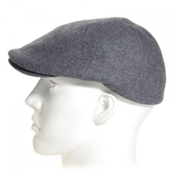 casquette bec de cane coloris gris