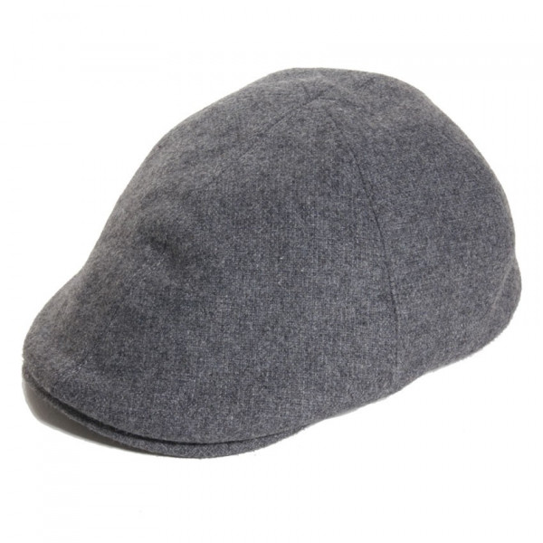 casquette bec de cane coloris gris