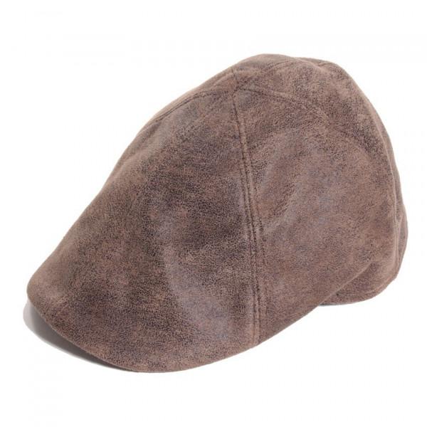 casquette bec de cane imitation cuir