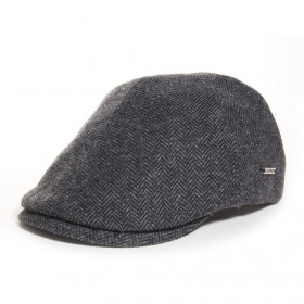 casquette bec de cane grise
