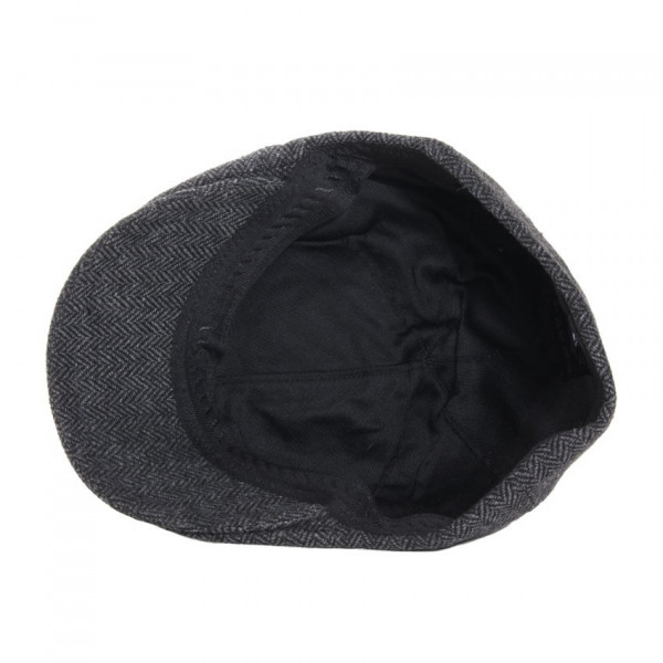 casquette bec de cane grise