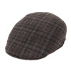 casquette formée carreaux marron