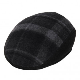casquette laine formée coloris grise