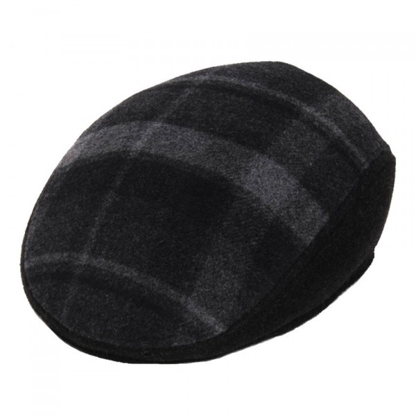 casquette laine formée coloris grise