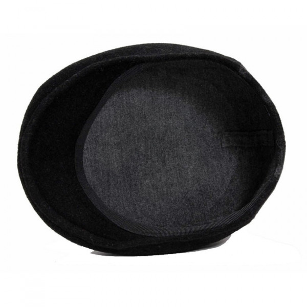 casquette laine formée coloris grise