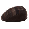 casquette formée laine marron
