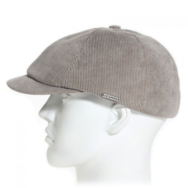 casquette en velours beige