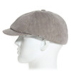 casquette en velours beige