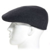 casquette formée en laine coloris gris