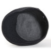 casquette formée en laine coloris gris