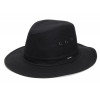 chapeau de pluie coton huilé noir
