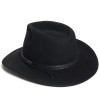 chapeau feutre cowboy noir