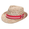 chapeau paille tressée