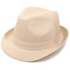 chapeau coton coloris naturel