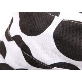 casquette cubaine en coton pois noir
