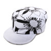 casquette cubaine coton blanc réversible