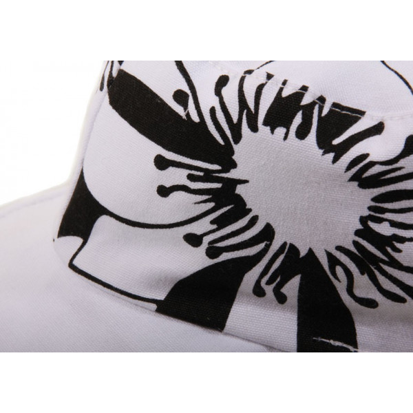 casquette cubaine coton blanc réversible