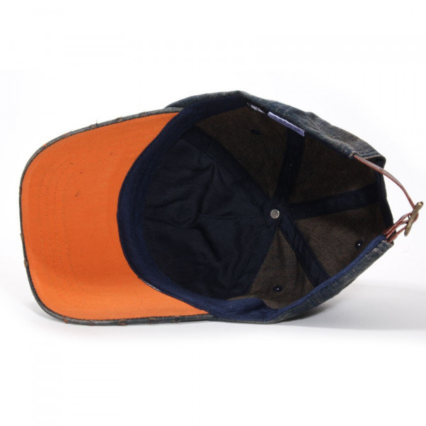 casquette baseball jeans délavé