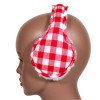 Cache oreilles canadien rouge et blanc