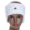 Bandeau de ski en laine mérinos coloris écru