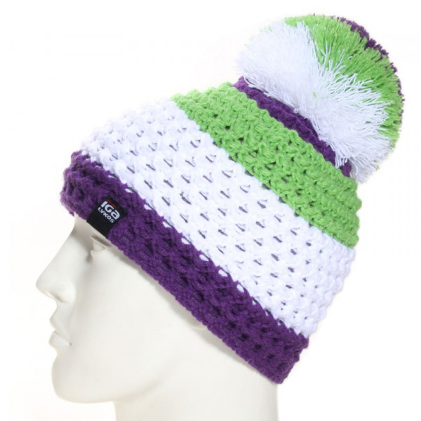 bonnet laine tricolore