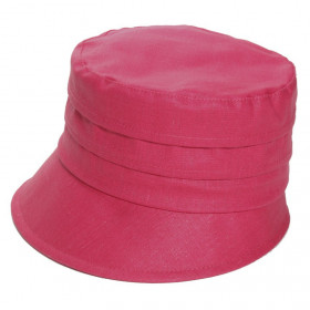 chapeau pluie framboise