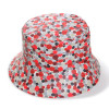 chapeau pois multicolore
