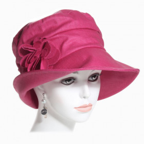 chapeau mode framboise