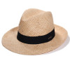 chapeau paille raphia tressé naturel