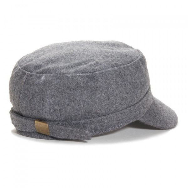 casquette cubaine en laine grise