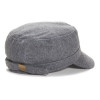 casquette cubaine en laine grise