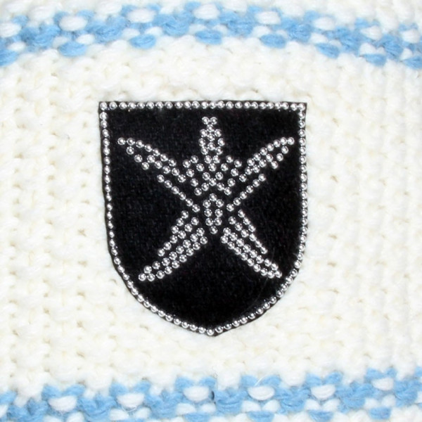 bandeau de ski laine avec écusson