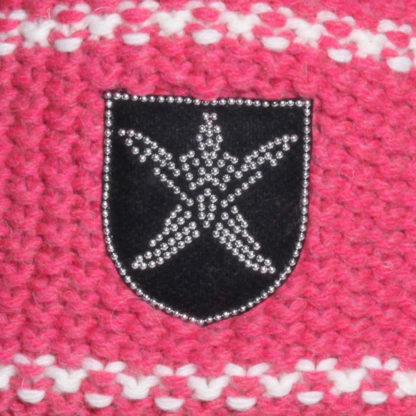 bandeau rose avec écusson Igalykos