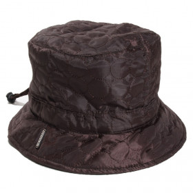 Chapeau bob de pluie marron