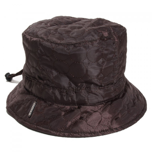 Chapeau bob de pluie marron