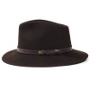 chapeau feutre marron