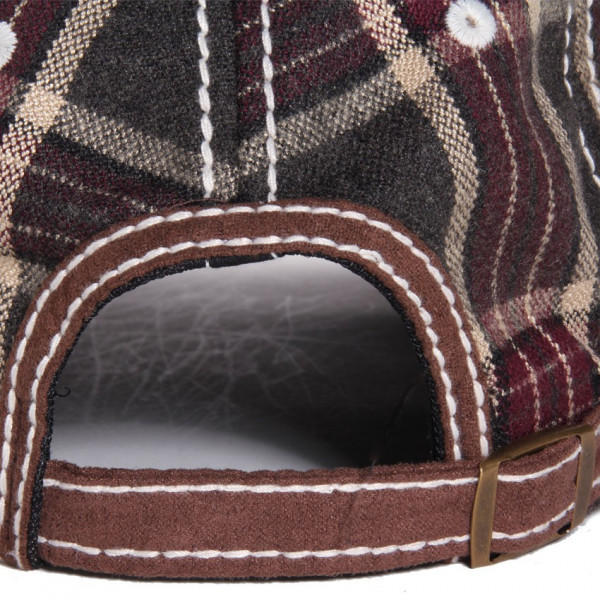 casquette baseball marron Herman réglable