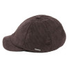 casquette velours coton marron