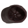 casquette velours coton marron